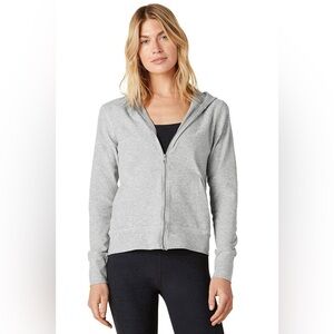 Beyond Yoga Spacedye Everyday Hoodie in Silver mist